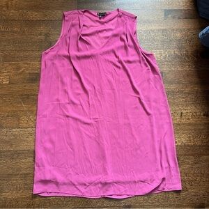 Bobeau size 1X sleeveless pink dress